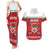 Custom Belarus Ice Hockey Couples Matching Tank Maxi Dress and Hawaiian Shirt 2025 Go Bisons Red Version