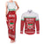 Custom Belarus Ice Hockey Couples Matching Tank Maxi Dress and Long Sleeve Button Shirt 2025 Go Bisons Red Version