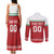 Custom Belarus Ice Hockey Couples Matching Tank Maxi Dress and Long Sleeve Button Shirt 2025 Go Bisons Red Version