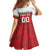 Custom Belarus Ice Hockey Family Matching Long Sleeve Bodycon Dress and Hawaiian Shirt 2025 Go Bisons Red Version