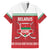 Custom Belarus Ice Hockey Family Matching Long Sleeve Bodycon Dress and Hawaiian Shirt 2025 Go Bisons Red Version