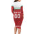 Custom Belarus Ice Hockey Family Matching Long Sleeve Bodycon Dress and Hawaiian Shirt 2025 Go Bisons Red Version