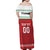 Custom Belarus Ice Hockey Family Matching Off Shoulder Maxi Dress and Hawaiian Shirt 2025 Go Bisons Red Version