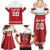 Custom Belarus Ice Hockey Family Matching Summer Maxi Dress and Hawaiian Shirt 2025 Go Bisons Red Version