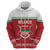 Custom Belarus Ice Hockey Hoodie 2025 Go Bisons Red Version