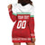 Custom Belarus Ice Hockey Hoodie Dress 2025 Go Bisons Red Version