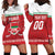 Custom Belarus Ice Hockey Hoodie Dress 2025 Go Bisons Red Version