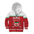 Custom Belarus Ice Hockey Kid Hoodie 2025 Go Bisons Red Version