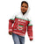 Custom Belarus Ice Hockey Kid Hoodie 2025 Go Bisons Red Version