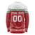 Custom Belarus Ice Hockey Long Sleeve Shirt 2025 Go Bisons Red Version