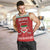 Custom Belarus Ice Hockey Men Tank Top 2025 Go Bisons Red Version