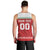 Custom Belarus Ice Hockey Men Tank Top 2025 Go Bisons Red Version