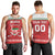 Custom Belarus Ice Hockey Men Tank Top 2025 Go Bisons Red Version