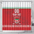 Custom Belarus Ice Hockey Shower Curtain 2025 Go Bisons Red Version