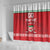 Custom Belarus Ice Hockey Shower Curtain 2025 Go Bisons Red Version