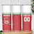 Custom Belarus Ice Hockey Skinny Tumbler 2025 Go Bisons Red Version