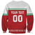 Custom Belarus Ice Hockey Sweatshirt 2025 Go Bisons Red Version