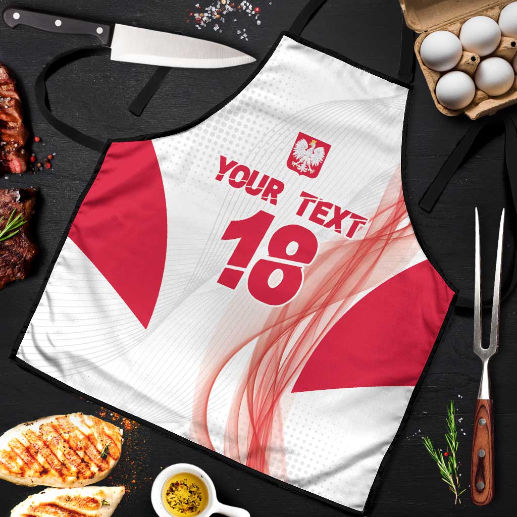 Custom Poland Volleyball Apron Polish Eagle Sports Pride