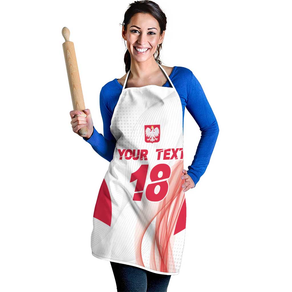 Custom Poland Volleyball Apron Polish Eagle Sports Pride