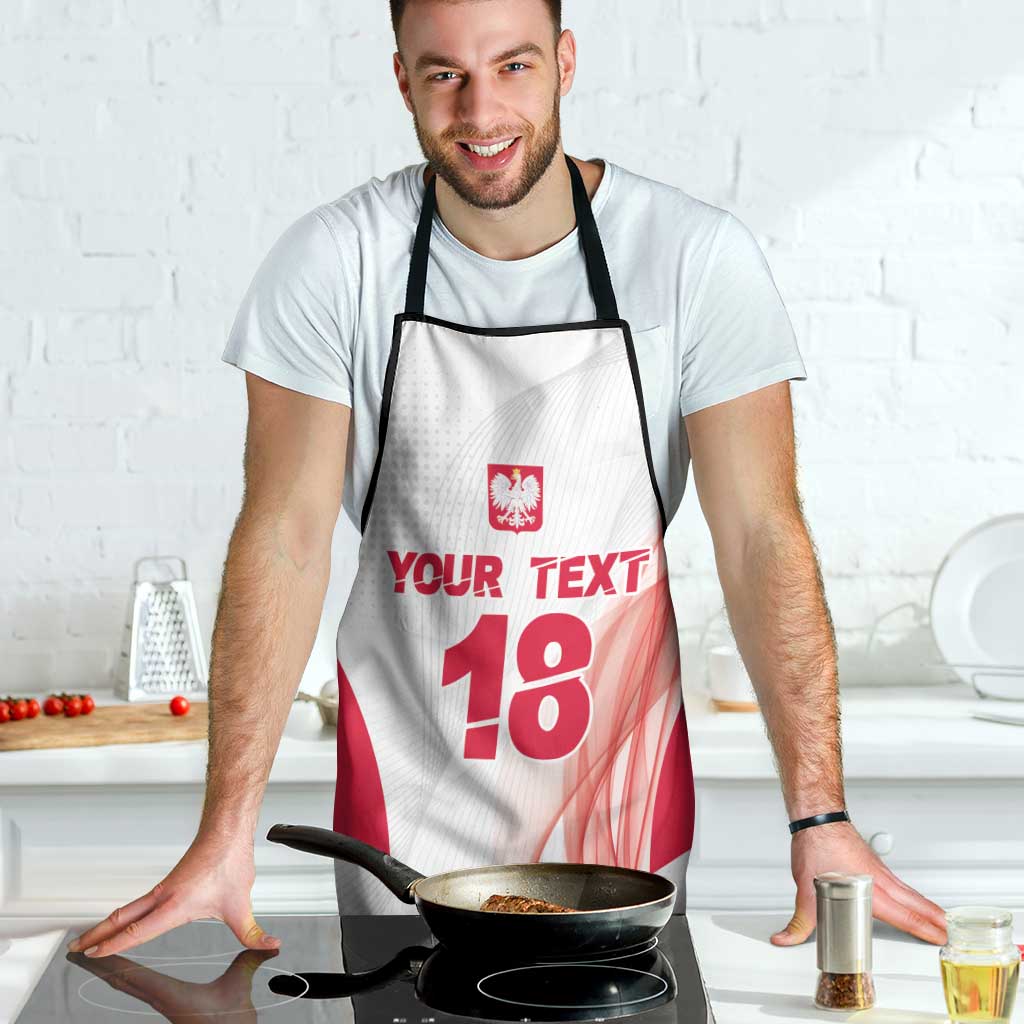 Custom Poland Volleyball Apron Polish Eagle Sports Pride