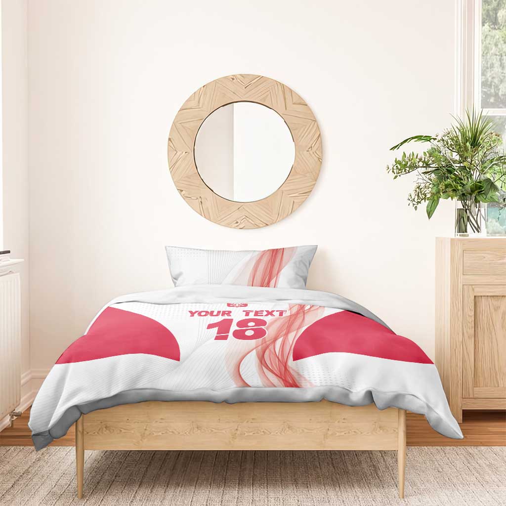 Custom Poland Volleyball Bedding Set Polish Eagle Sports Pride