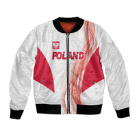 Custom Poland Volleyball Bomber Jacket Polish Eagle Sports Pride