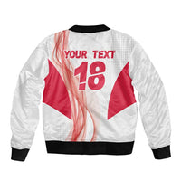 Custom Poland Volleyball Bomber Jacket Polish Eagle Sports Pride