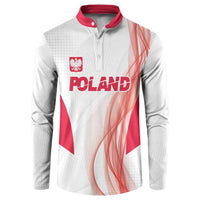 Custom Poland Volleyball Button Sweatshirt Polish Eagle Sports Pride