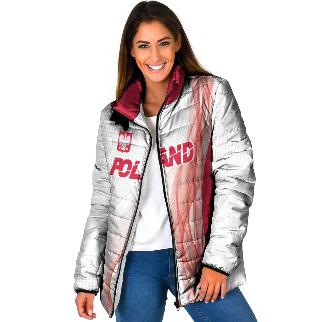 Custom Poland Volleyball Padded Jacket Polish Eagle Sports Pride