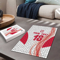 Custom Poland Volleyball Puzzle Polish Eagle Sports Pride