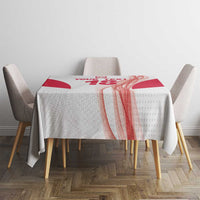 Custom Poland Volleyball Tablecloth Polish Eagle Sports Pride