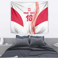 Custom Poland Volleyball Tapestry Polish Eagle Sports Pride