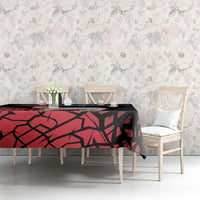 Personalized Faroe Islands Tablecloth Coat Of Arms Flag Style