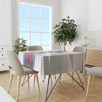 Custom Faroe Islands Football Tablecloth Go Champion White Version