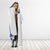 Custom Faroe Islands Football Hooded Blanket Go Champion Blue Version