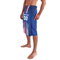 Custom Faroe Islands Football Lavalava Go Champion Blue Version