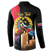 Personalized Eritrea Martyrs Day Button Sweatshirt Honoring the Fallen