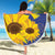 Ukraine Peace Dove Beach Blanket Ukraine Sunflower With Folk Patterns - Wonder Print Shop