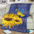 Ukraine Peace Dove Blanket Ukraine Sunflower With Folk Patterns