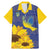 Ukraine Peace Dove Family Matching Mermaid Dress and Hawaiian Shirt Ukraine Sunflower With Folk Patterns - Wonder Print Shop