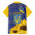 Ukraine Peace Dove Family Matching Mermaid Dress and Hawaiian Shirt Ukraine Sunflower With Folk Patterns - Wonder Print Shop