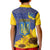 Ukraine Peace Dove Kid Polo Shirt Ukraine Sunflower With Folk Patterns - Wonder Print Shop