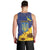 Ukraine Peace Dove Men Tank Top Ukraine Sunflower With Folk Patterns - Wonder Print Shop