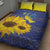 Ukraine Peace Dove Quilt Bed Set Ukraine Sunflower With Folk Patterns - Wonder Print Shop