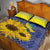 Ukraine Peace Dove Quilt Bed Set Ukraine Sunflower With Folk Patterns - Wonder Print Shop