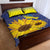 Ukraine Peace Dove Quilt Bed Set Ukraine Sunflower With Folk Patterns - Wonder Print Shop