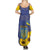 Ukraine Peace Dove Summer Maxi Dress Ukraine Sunflower With Folk Patterns - Wonder Print Shop