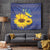 Ukraine Peace Dove Tapestry Ukraine Sunflower With Folk Patterns