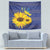 Ukraine Peace Dove Tapestry Ukraine Sunflower With Folk Patterns