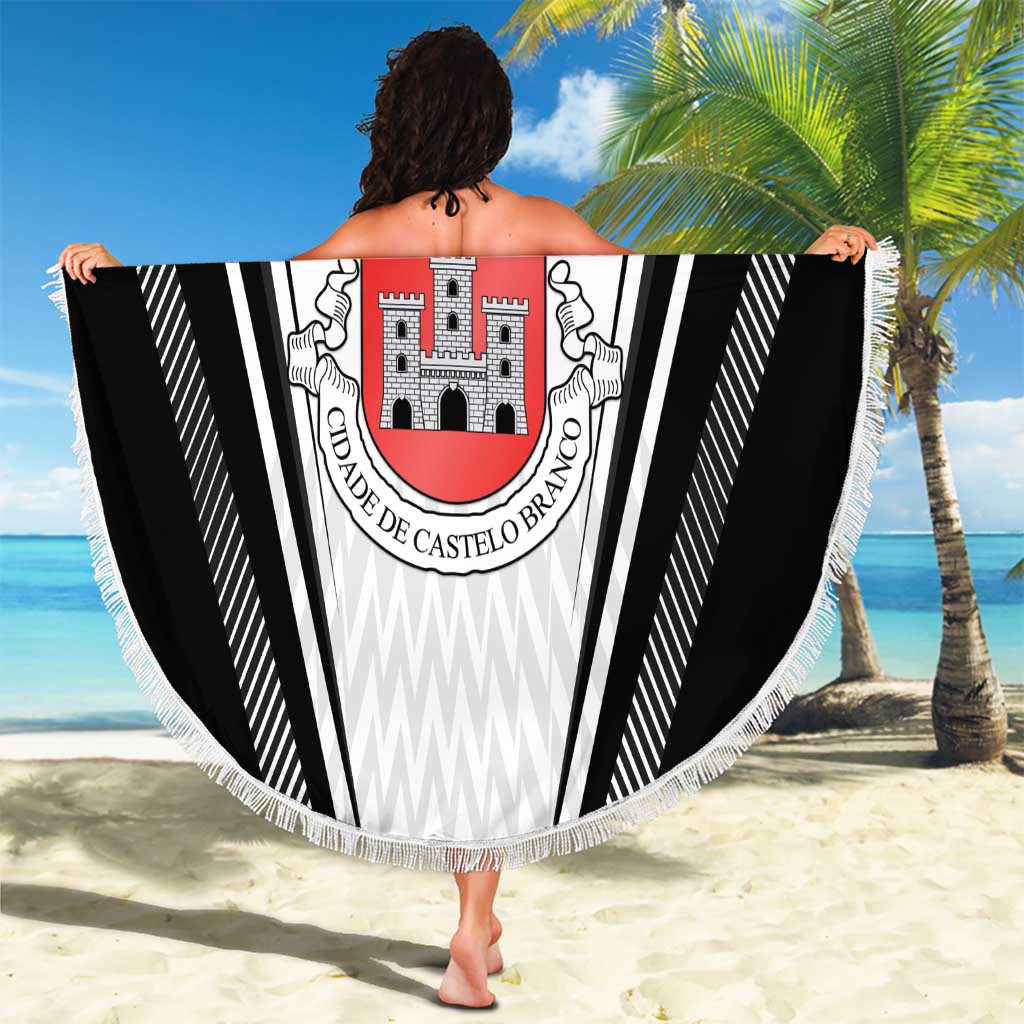 Personalized Castelo Branco Portugal Beach Blanket Sporty Style - Wonder Print Shop